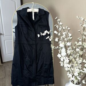New York And Company Dark Navy Casual Dress‎ - Travel Fabric Size 16